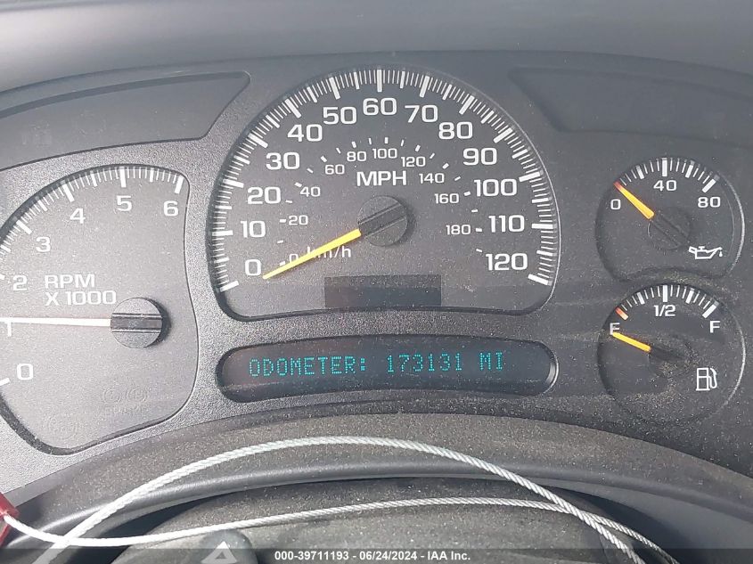 2005 Chevrolet Tahoe Ls VIN: 1GNEK13T75J134962 Lot: 39711193