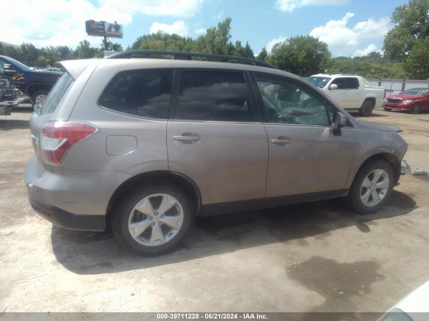 2016 Subaru Forester 2.5I Limited VIN: JF2SJARCXGH485575 Lot: 39711228