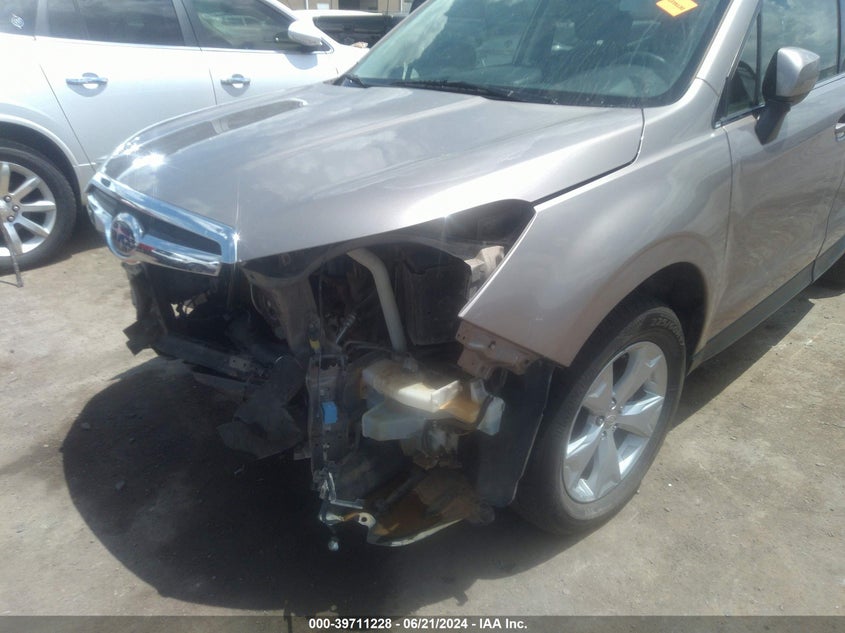 2016 Subaru Forester 2.5I Limited VIN: JF2SJARCXGH485575 Lot: 39711228