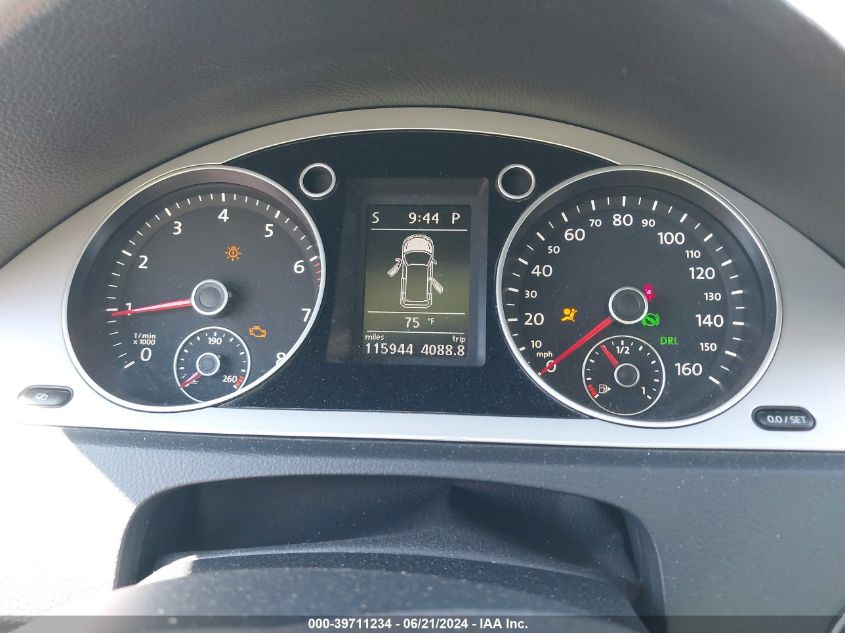 2010 Volkswagen Passat Komfort VIN: WVWXL7AN9AE027484 Lot: 39711234