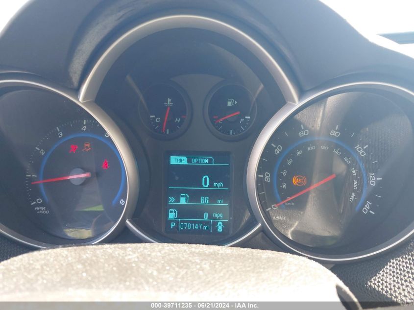 2016 Chevrolet Cruze Limited Lt VIN: 1G1PE5SB5G7225777 Lot: 39711235