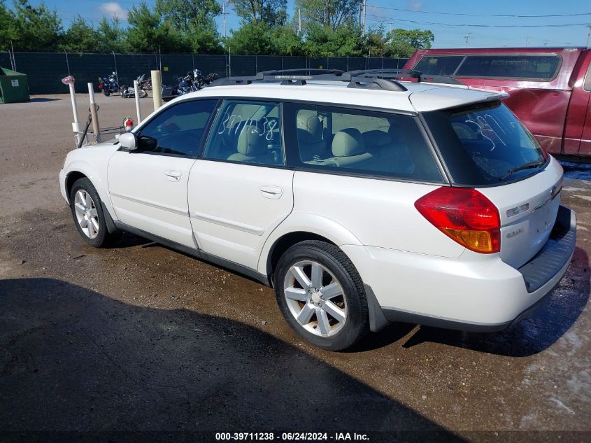 2006 Subaru Outback 2.5I Limited VIN: 4S4BP62CX67313650 Lot: 39711238
