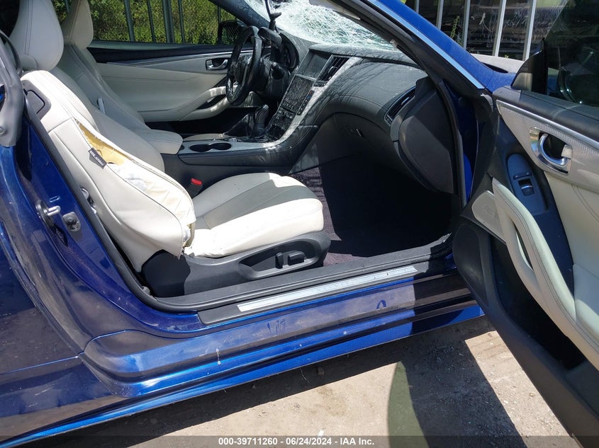 2018 Infiniti Q60 3.0T Red Sport 400 VIN: JN1FV7EL9JM630314 Lot: 39711260