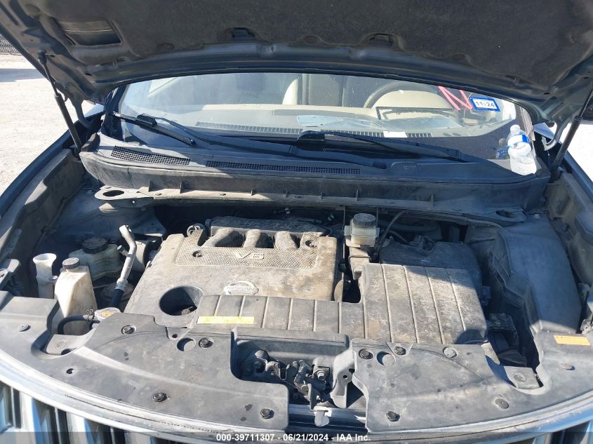 2009 Nissan Murano S/Sl VIN: JN8AZ18U89W029493 Lot: 39711307