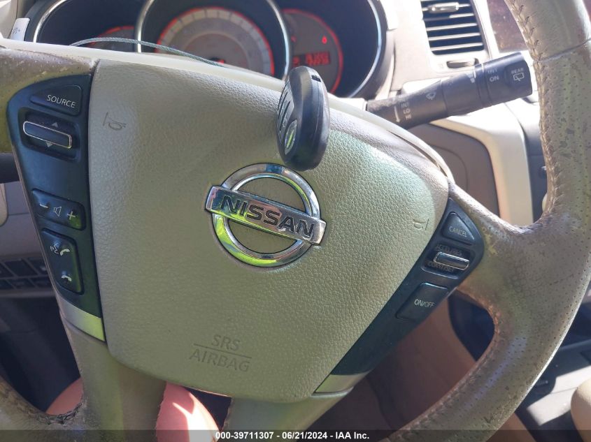2009 Nissan Murano S/Sl VIN: JN8AZ18U89W029493 Lot: 39711307