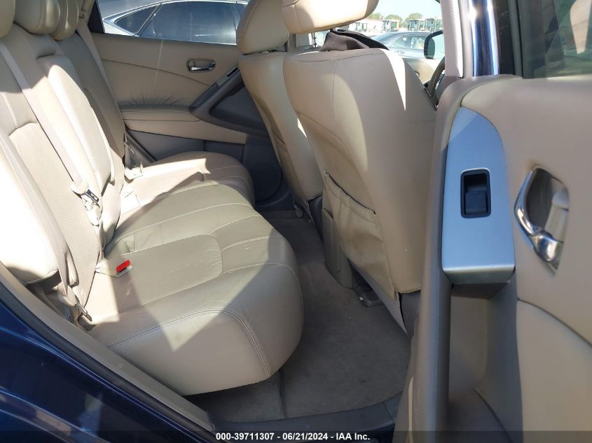 2009 Nissan Murano S/Sl VIN: JN8AZ18U89W029493 Lot: 39711307