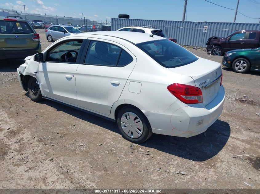 2019 Mitsubishi Mirage G4 Es VIN: ML32F3FJ8KHF04086 Lot: 39711317