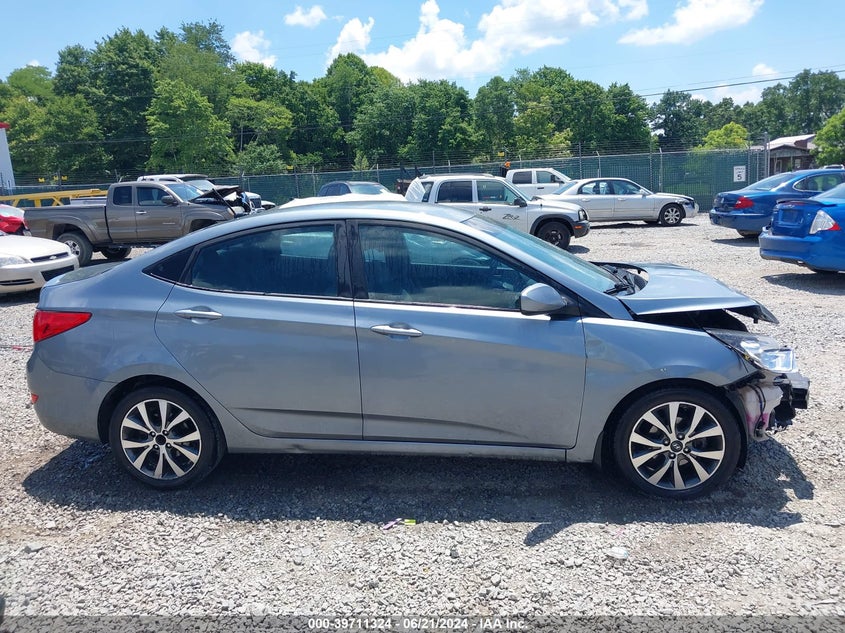 2017 Hyundai Accent Value Edition VIN: KMHCT4AE0HU351979 Lot: 39711324