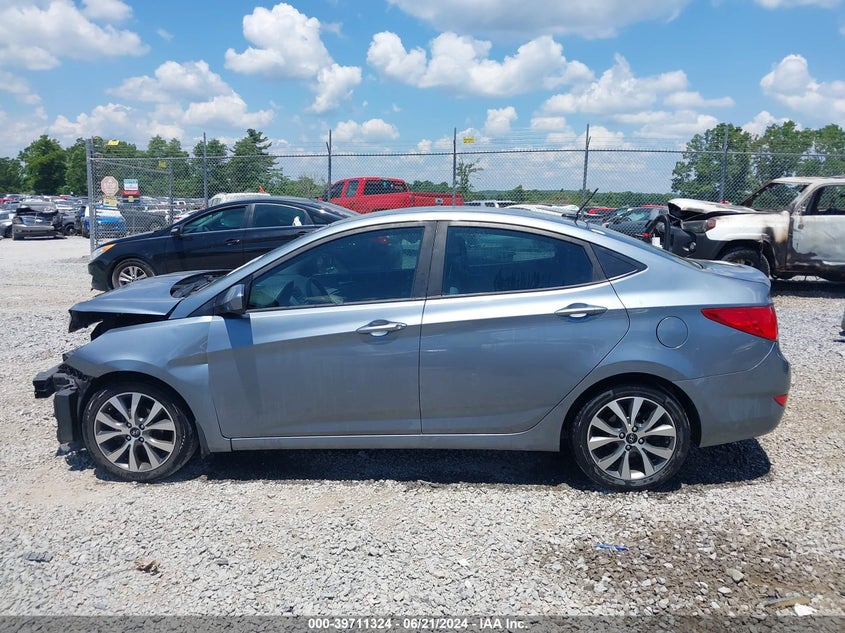 2017 Hyundai Accent Value Edition VIN: KMHCT4AE0HU351979 Lot: 39711324