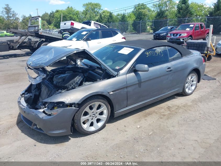 2005 BMW 645Ci VIN: WBAEK73405B323335 Lot: 39711343