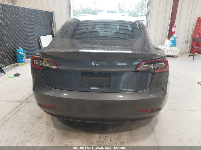 2023 Tesla Model 3 Rear-Wheel Drive VIN: 5YJ3E1EA1PF397512 Lot: 39711344