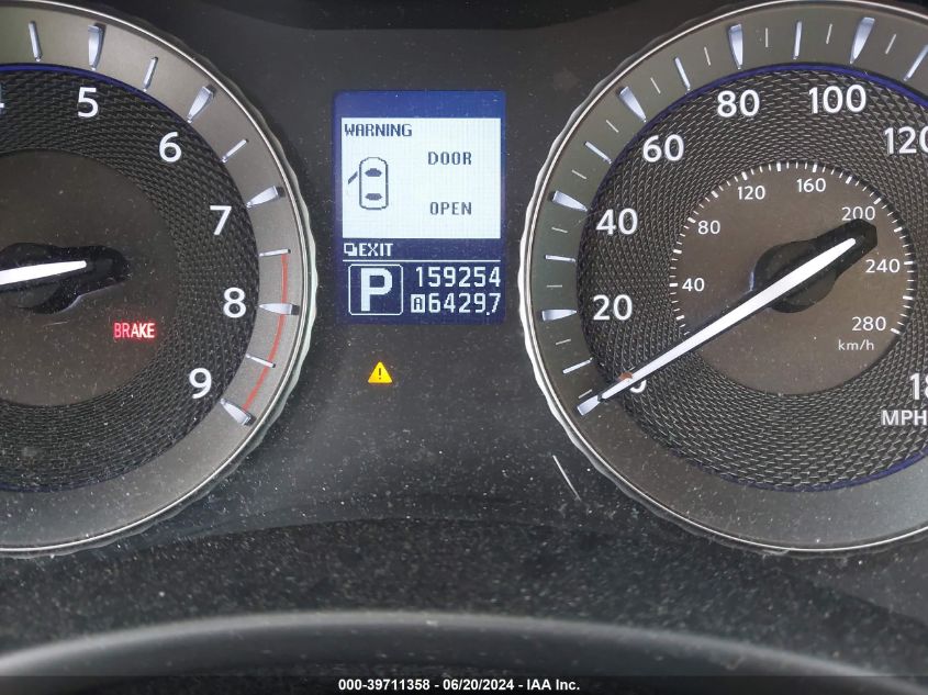 2012 Infiniti M37X VIN: JN1BY1AR5CM390095 Lot: 39711358