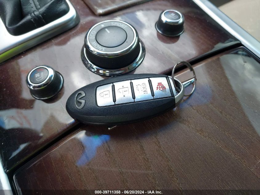 2012 Infiniti M37X VIN: JN1BY1AR5CM390095 Lot: 39711358