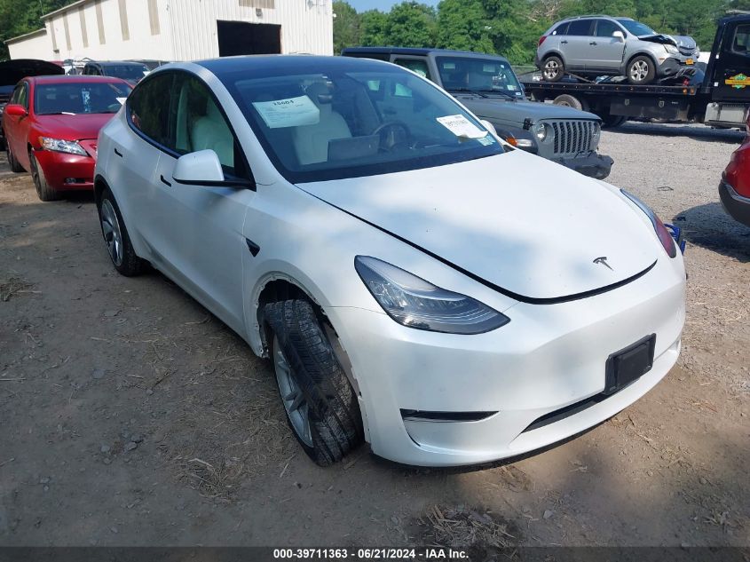 2021 Tesla Model Y VIN: 5YJYGDEE2MF182494 Lot: 39711363