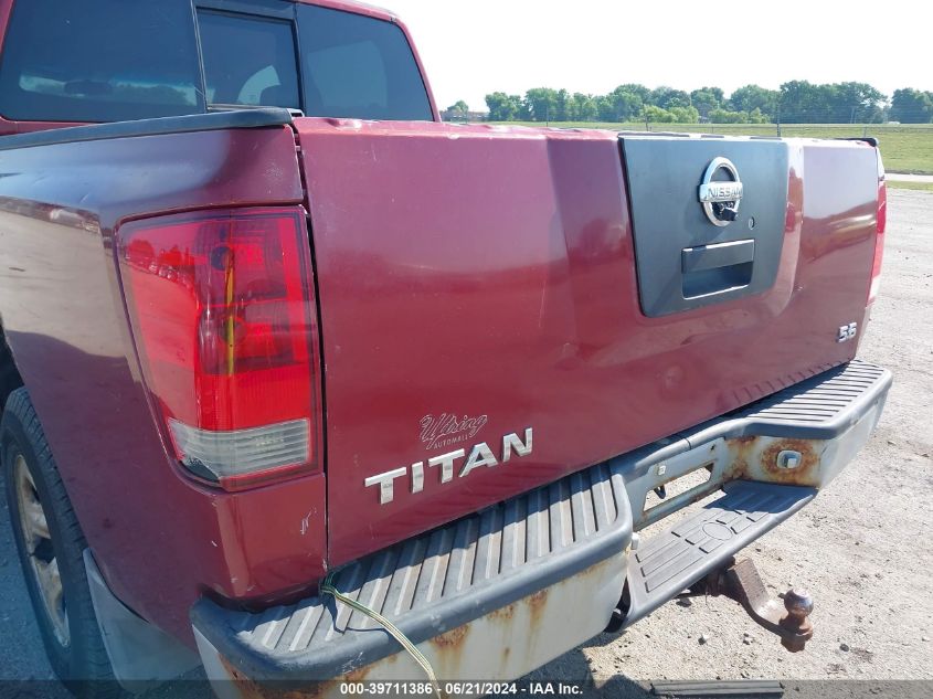 2004 Nissan Titan Xe VIN: 1N6AA07A94N562825 Lot: 39711386