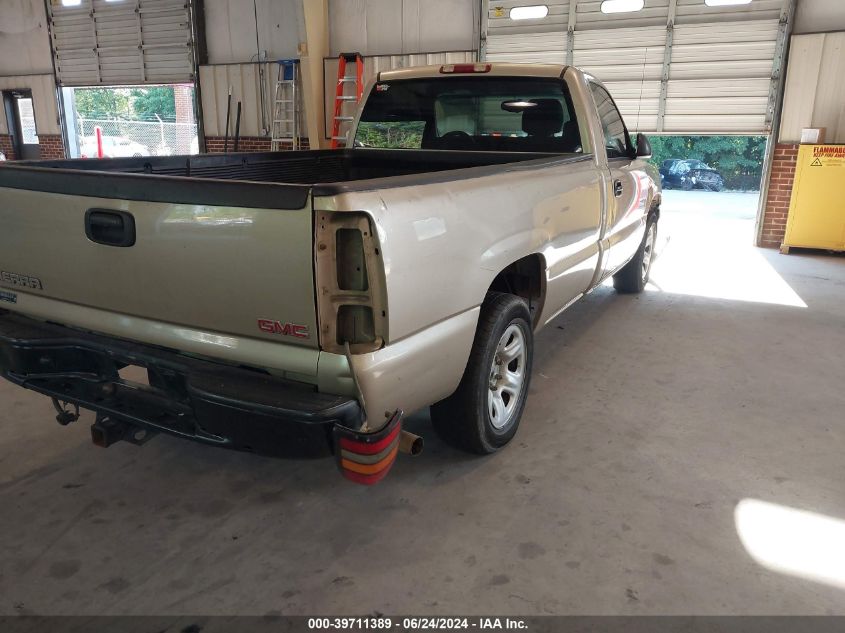 2004 GMC Sierra 1500 Work Truck VIN: 1GTEC14V54Z202973 Lot: 39711389