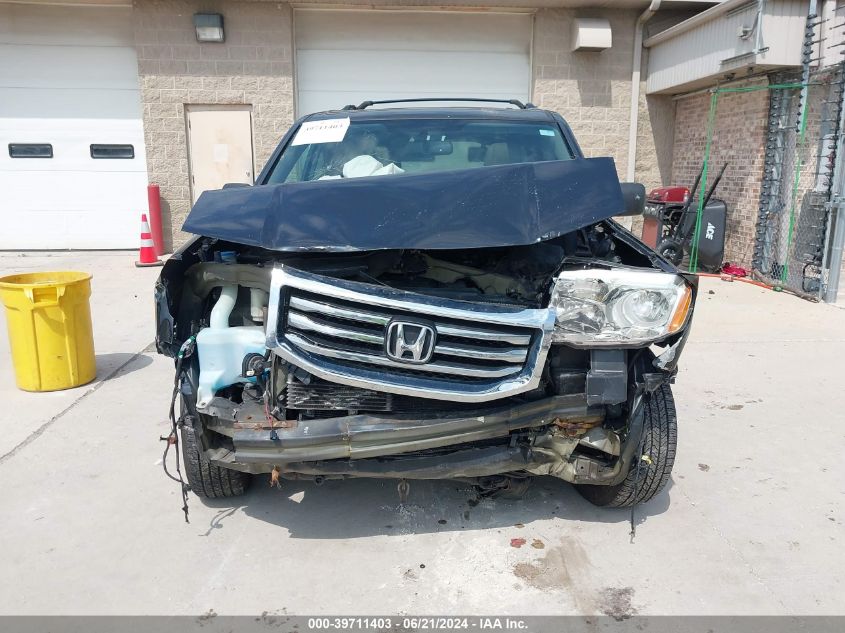 2013 Honda Pilot Exln VIN: 5FNYF4H74DB015604 Lot: 39711403