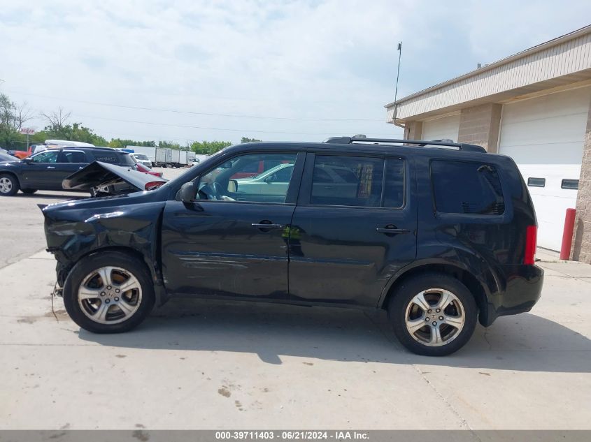 2013 Honda Pilot Exln VIN: 5FNYF4H74DB015604 Lot: 39711403