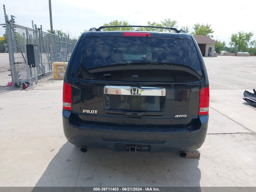 2013 Honda Pilot Exln VIN: 5FNYF4H74DB015604 Lot: 39711403