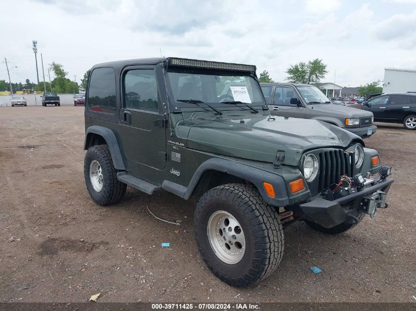 1998 Jeep Wrangler Sport VIN: 1J4FY19S4WP755420 Lot: 39711425