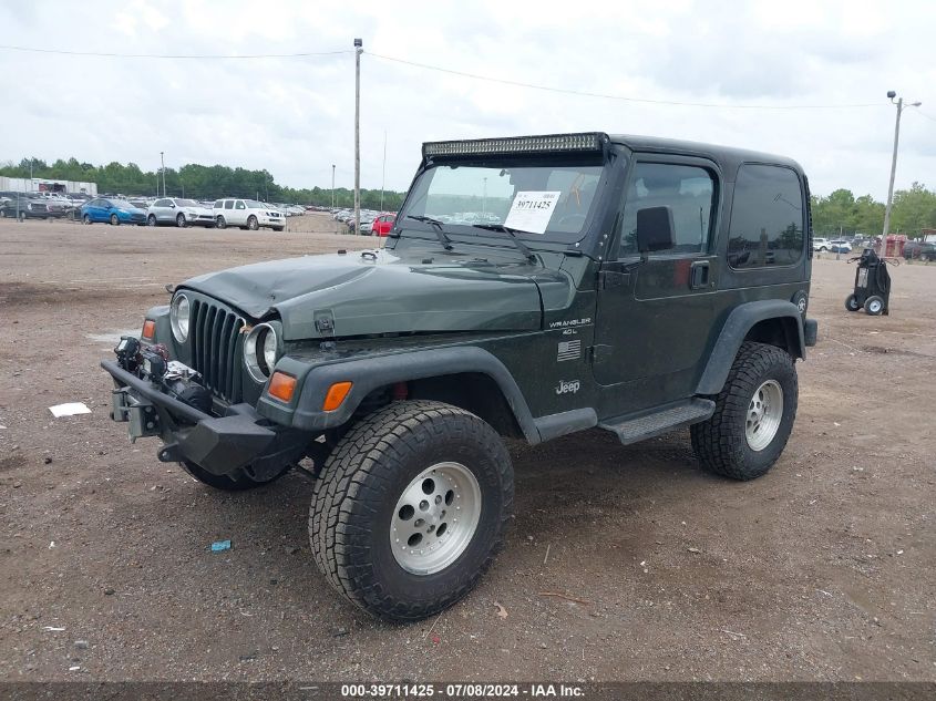 1998 Jeep Wrangler Sport VIN: 1J4FY19S4WP755420 Lot: 39711425