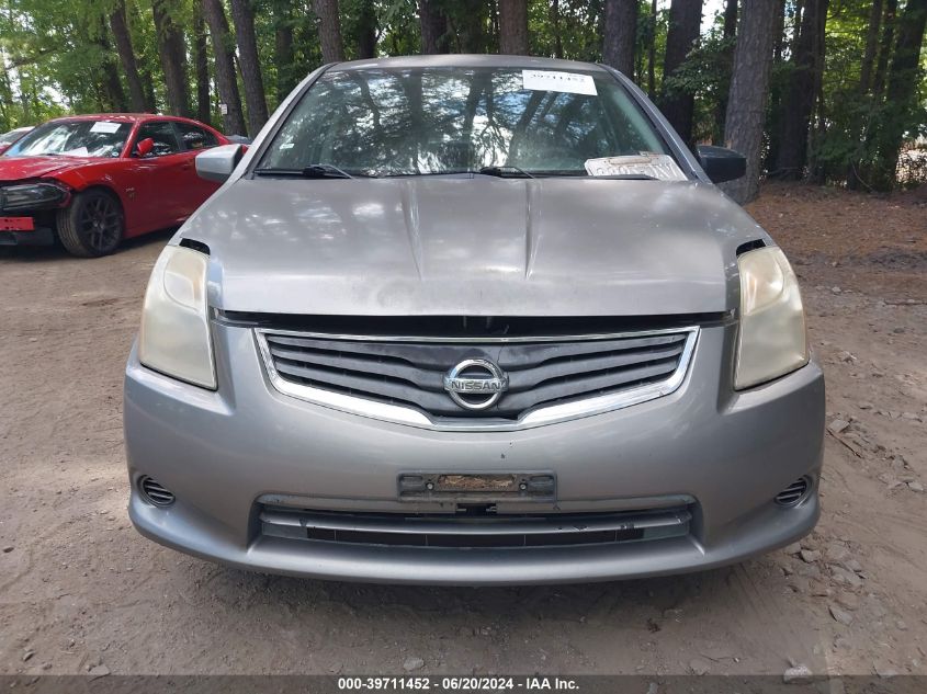 2010 Nissan Sentra 2.0S VIN: 3N1AB6AP5AL621562 Lot: 39711452