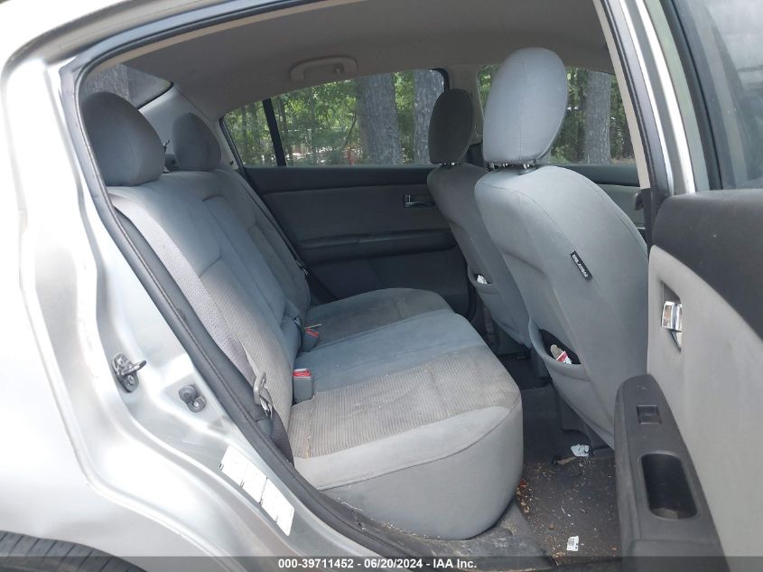 2010 Nissan Sentra 2.0S VIN: 3N1AB6AP5AL621562 Lot: 39711452