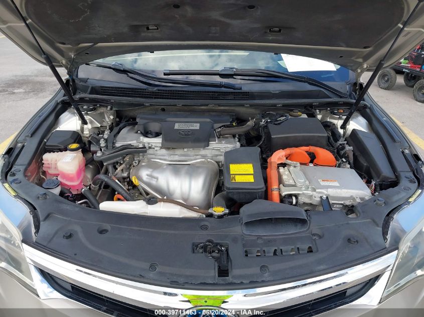 2013 Toyota Avalon Hybrid Limited VIN: 4T1BD1EBXDU006346 Lot: 39711463