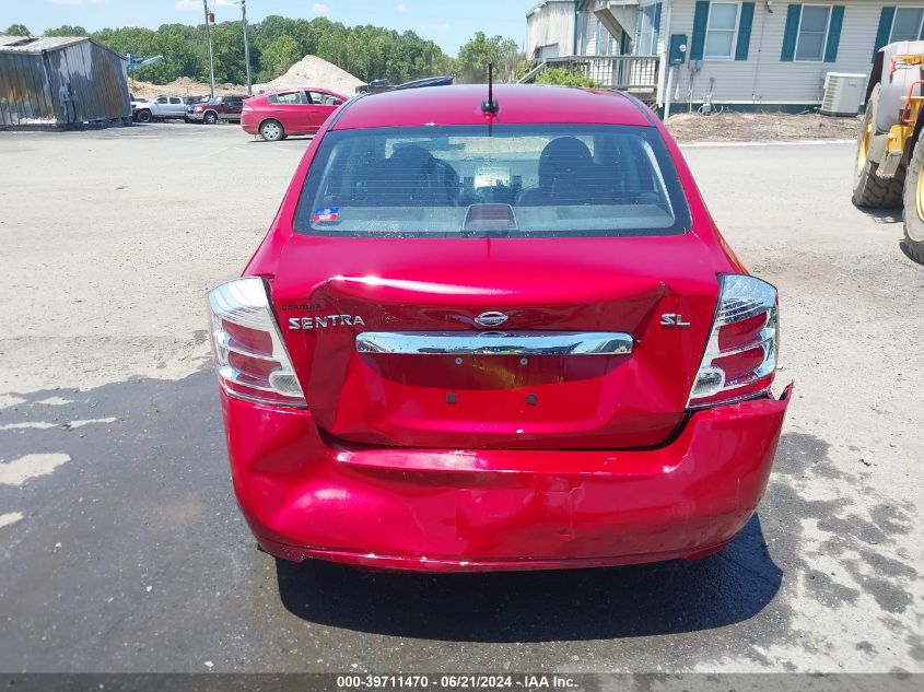 2010 Nissan Sentra 2.0/2.0S/Sr/2.0Sl VIN: 3N1AB6AP3AL688550 Lot: 39711470
