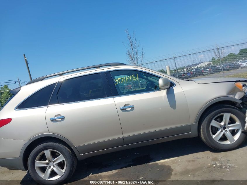 2008 Hyundai Veracruz Gls/Se/Limited VIN: KM8NU73C38U041652 Lot: 39711481