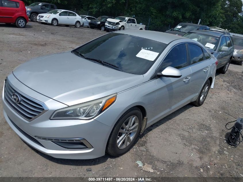 5NPE24AF1FH185407 2015 HYUNDAI SONATA - Image 2