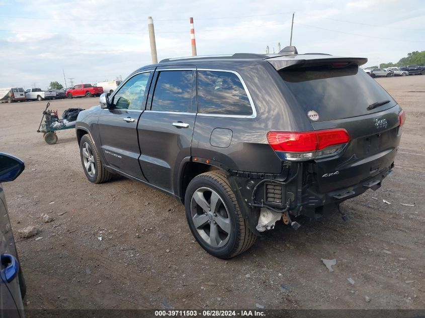 2014 Jeep Grand Cherokee Overland VIN: 1C4RJFCG3EC340099 Lot: 39711503