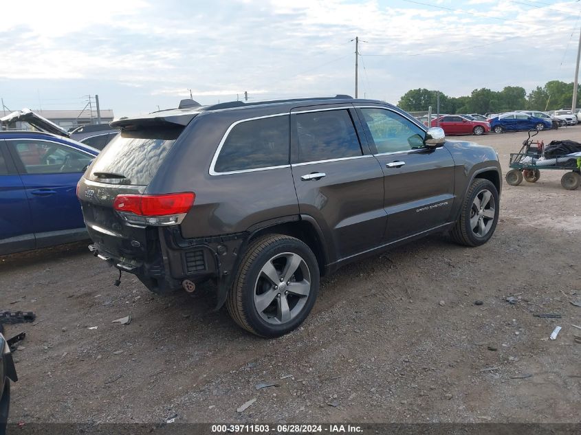 2014 Jeep Grand Cherokee Overland VIN: 1C4RJFCG3EC340099 Lot: 39711503