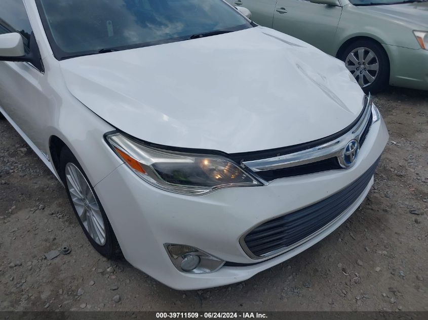 2013 Toyota Avalon Hybrid Xle Touring VIN: 4T1BD1EB6DU018042 Lot: 39711509