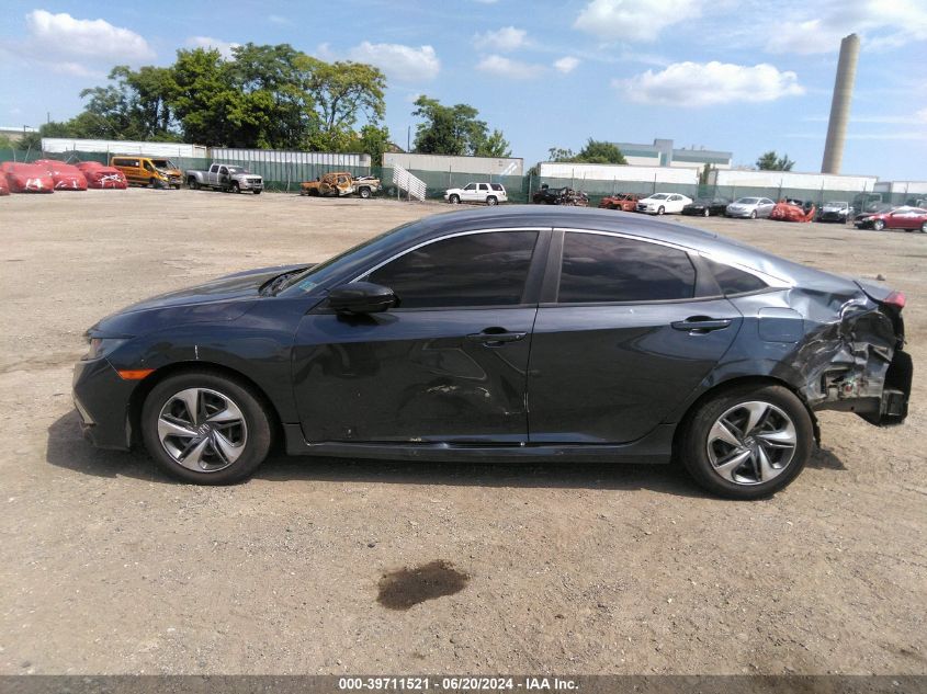 2020 Honda Civic Lx VIN: 2HGFC2F6XLH564443 Lot: 39711521