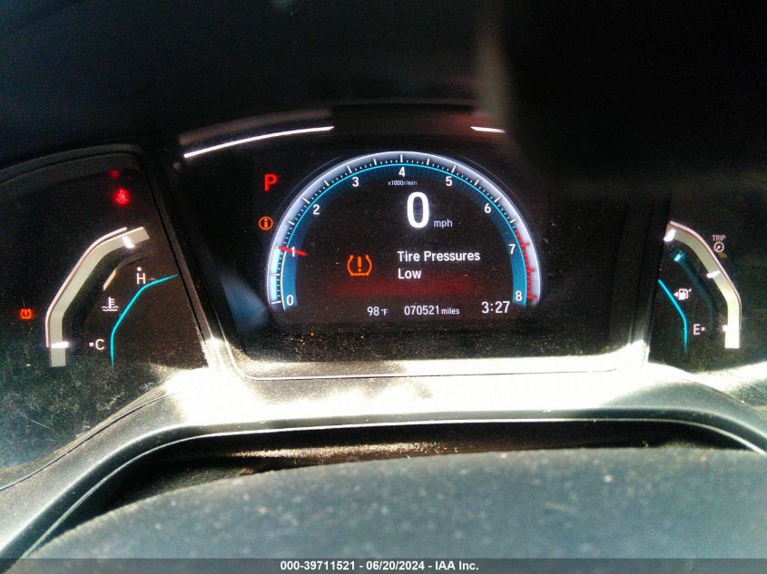 2020 Honda Civic Lx VIN: 2HGFC2F6XLH564443 Lot: 39711521