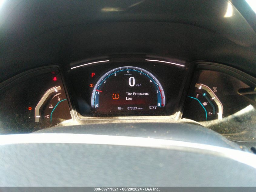 2020 Honda Civic Lx VIN: 2HGFC2F6XLH564443 Lot: 39711521