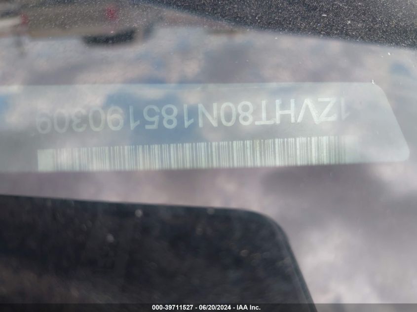 2008 Ford Mustang V6 Deluxe/V6 Premium VIN: 1ZVHT80N185190309 Lot: 39711527