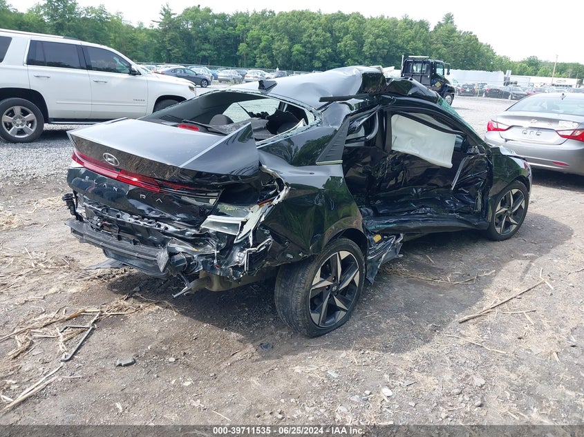 2022 Hyundai Elantra Sel VIN: 5NPLN4AG5NH062912 Lot: 39711535