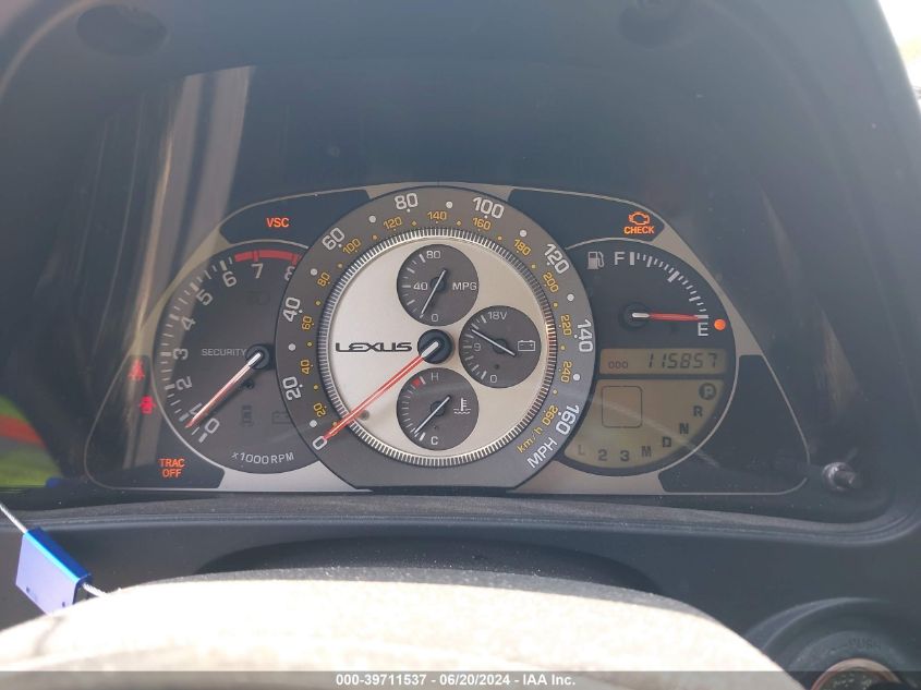 2005 Lexus Is 300 VIN: JTHBD192850100926 Lot: 39711537