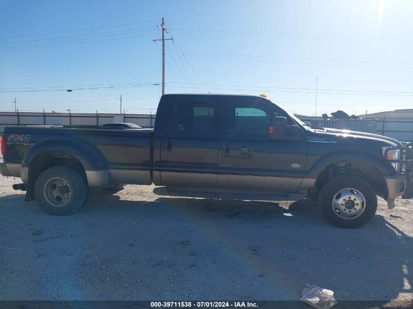 2012 Ford F-350 Lariat VIN: 1FT8W3DT0CEA87509 Lot: 39711538