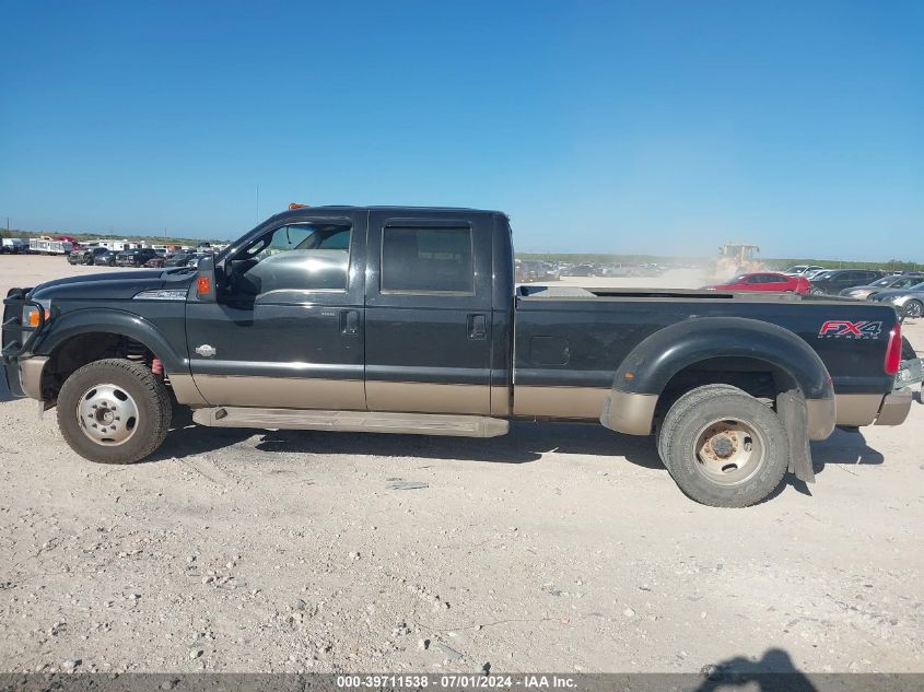 2012 Ford F-350 Lariat VIN: 1FT8W3DT0CEA87509 Lot: 39711538