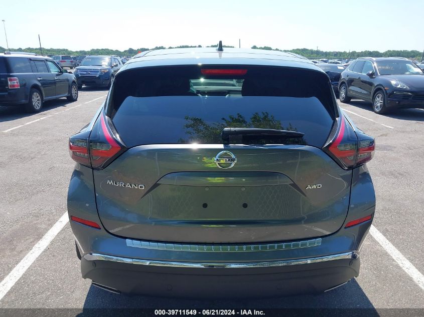 2021 Nissan Murano S VIN: 5N1AZ2AS7MC125924 Lot: 39711549