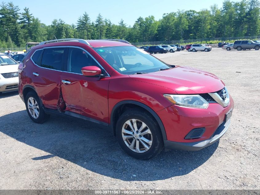 2014 Nissan Rogue Sv VIN: 5N1AT2MV0EC856770 Lot: 39711567