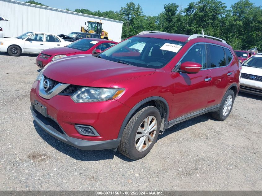 2014 Nissan Rogue Sv VIN: 5N1AT2MV0EC856770 Lot: 39711567