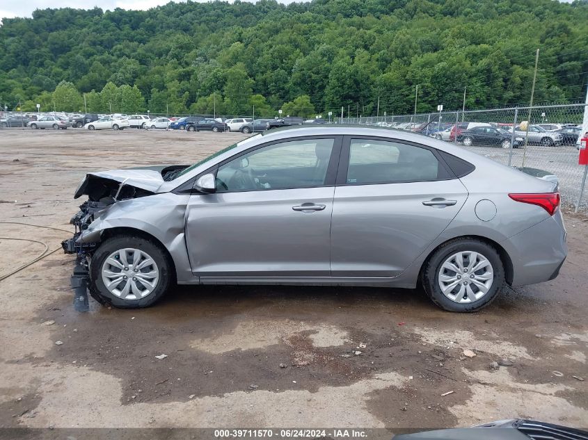 2022 Hyundai Accent Se VIN: 3KPC24A62NE181750 Lot: 39711570