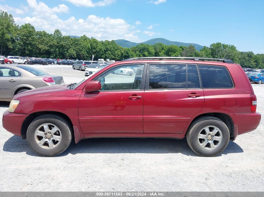 2005 Toyota Highlander Limited VIN: JTEEP21AX50097702 Lot: 39711583