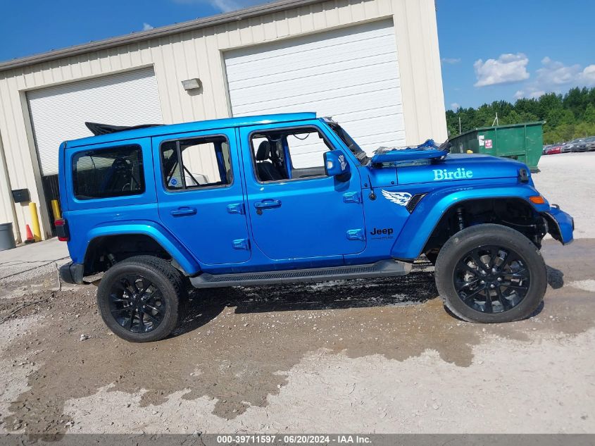 2022 Jeep Wrangler Unlimited High Altitude 4X4 VIN: 1C4HJXEG4NW126221 Lot: 39711597