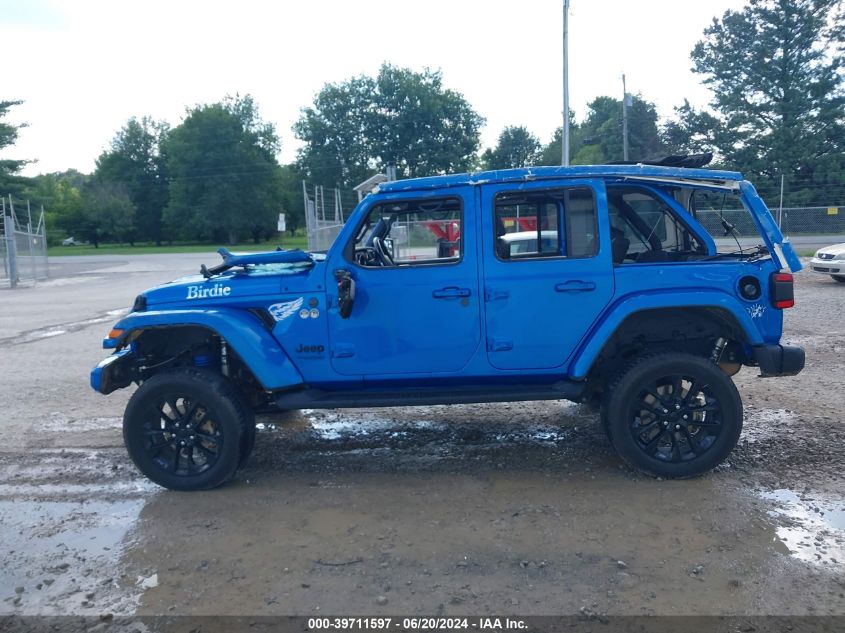 2022 Jeep Wrangler Unlimited High Altitude 4X4 VIN: 1C4HJXEG4NW126221 Lot: 39711597