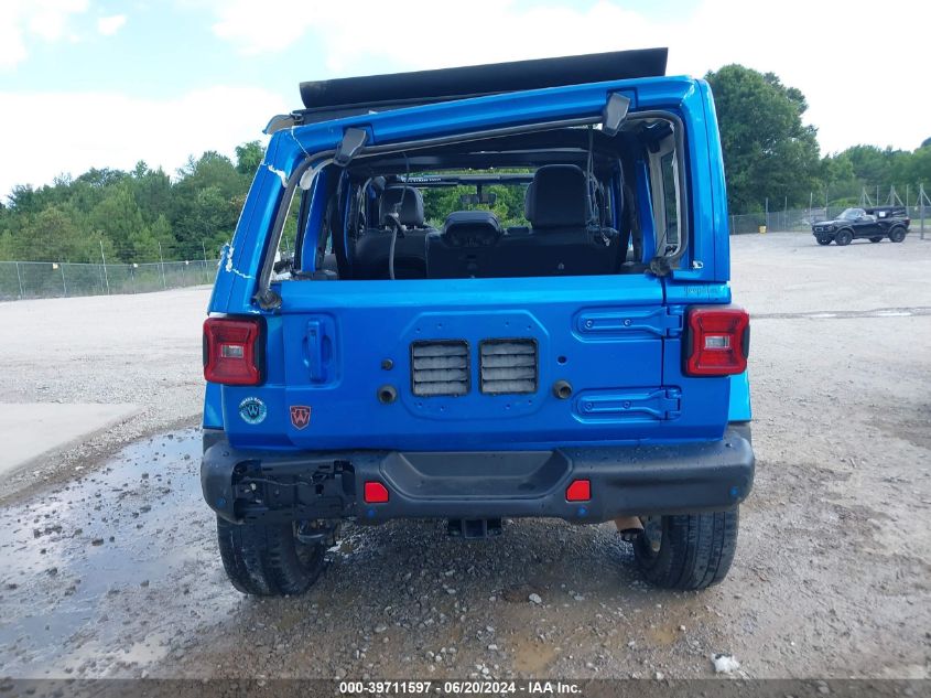 2022 Jeep Wrangler Unlimited High Altitude 4X4 VIN: 1C4HJXEG4NW126221 Lot: 39711597